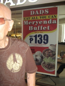 Banner of the Eat All You Can Merienda Buffet